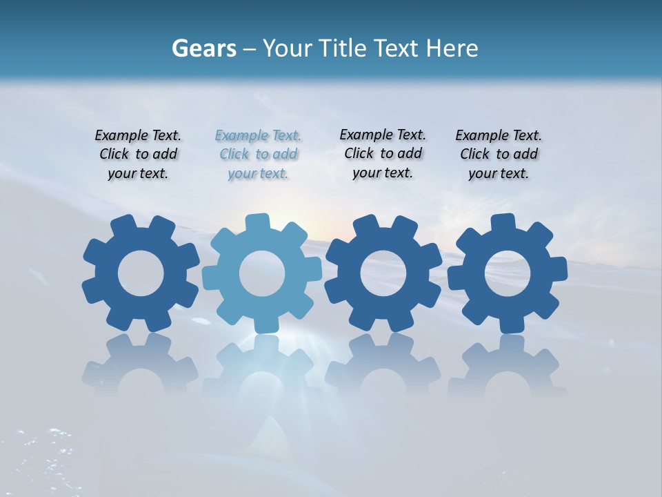 Brightly Bull Shark Air PowerPoint Template