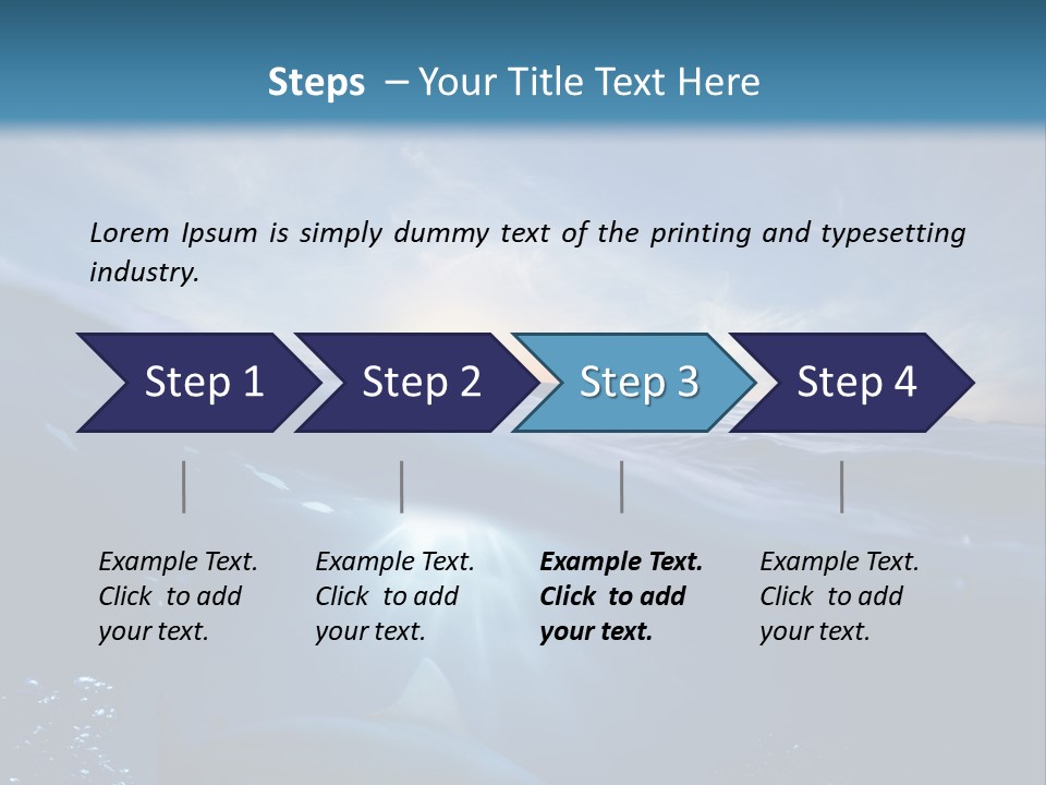 Brightly Bull Shark Air PowerPoint Template