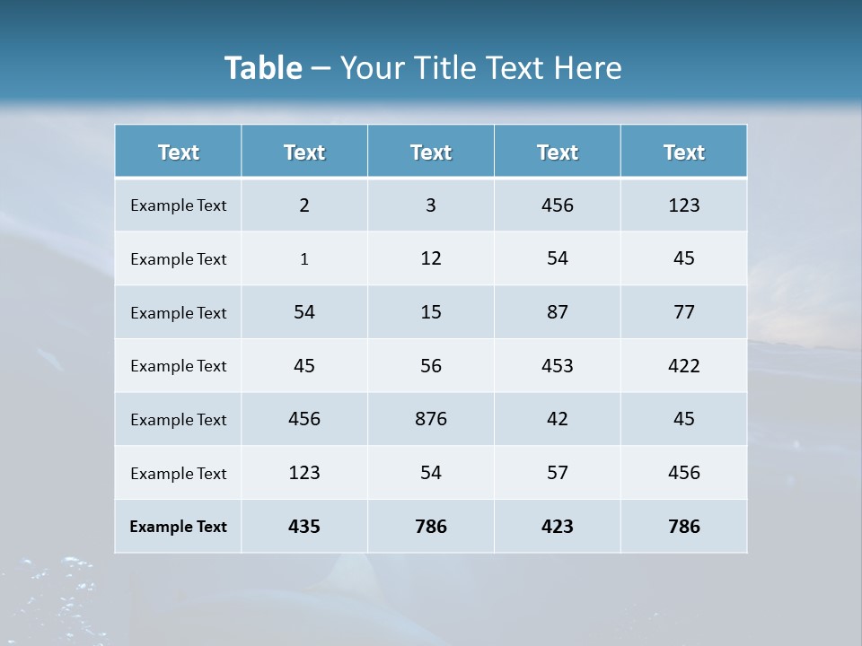 Brightly Bull Shark Air PowerPoint Template