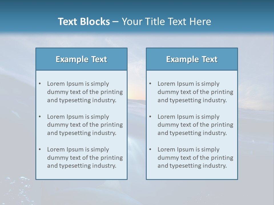 Brightly Bull Shark Air PowerPoint Template
