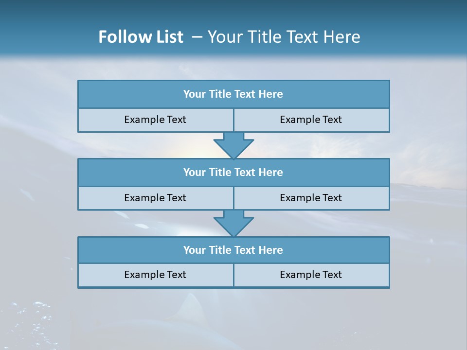 Brightly Bull Shark Air PowerPoint Template