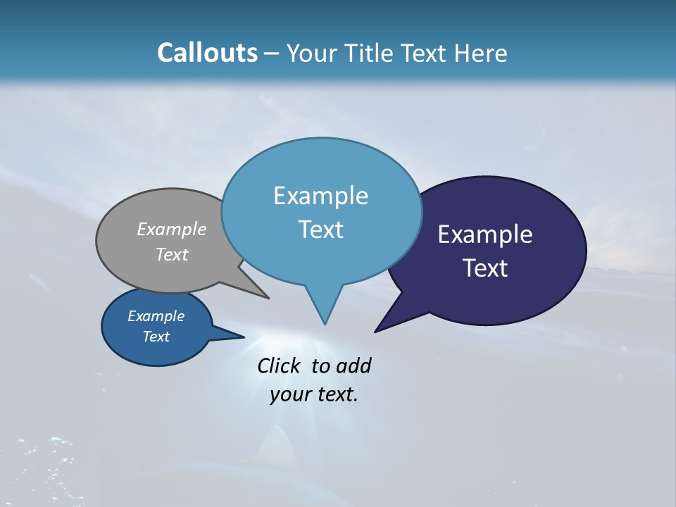 Brightly Bull Shark Air PowerPoint Template