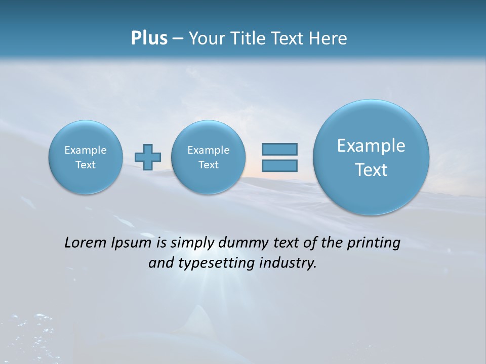 Brightly Bull Shark Air PowerPoint Template