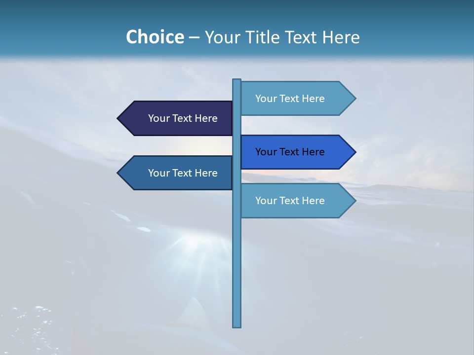 Brightly Bull Shark Air PowerPoint Template