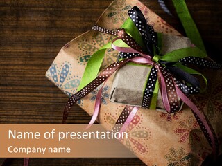Anniversary Texsture Colorful PowerPoint Template