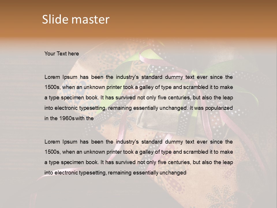 Anniversary Texsture Colorful PowerPoint Template