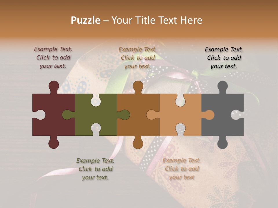 Anniversary Texsture Colorful PowerPoint Template