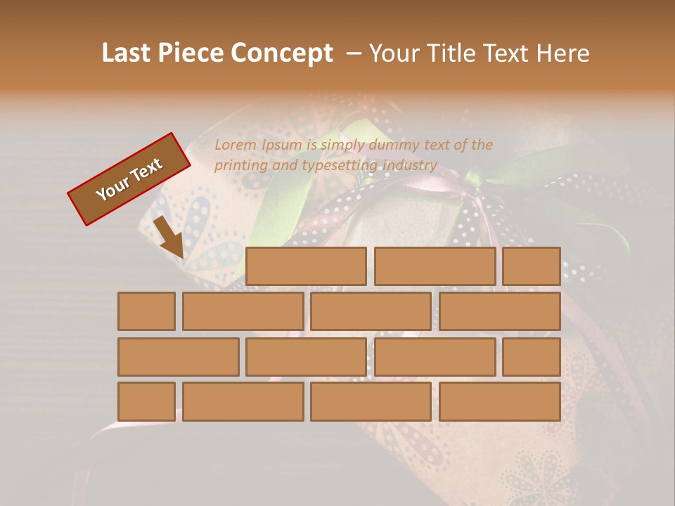 Anniversary Texsture Colorful PowerPoint Template