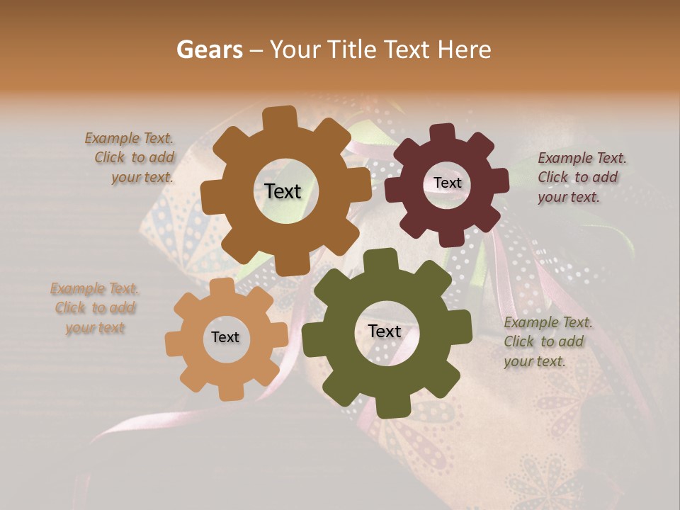 Anniversary Texsture Colorful PowerPoint Template