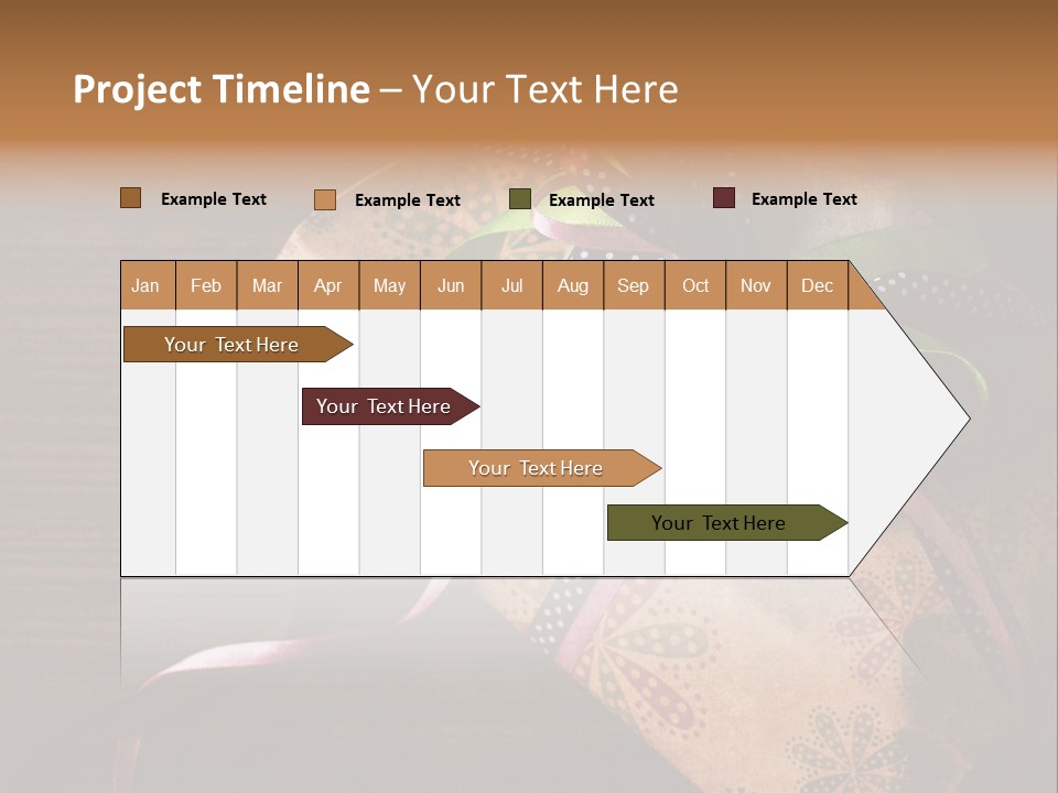 Anniversary Texsture Colorful PowerPoint Template