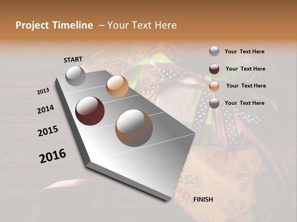 Anniversary Texsture Colorful PowerPoint Template