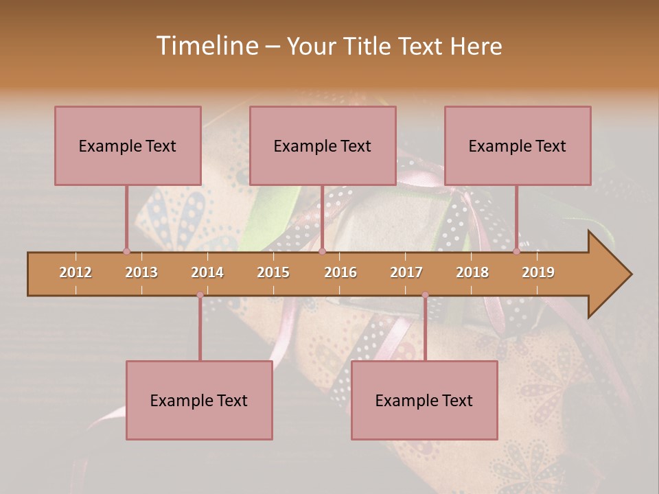 Anniversary Texsture Colorful PowerPoint Template