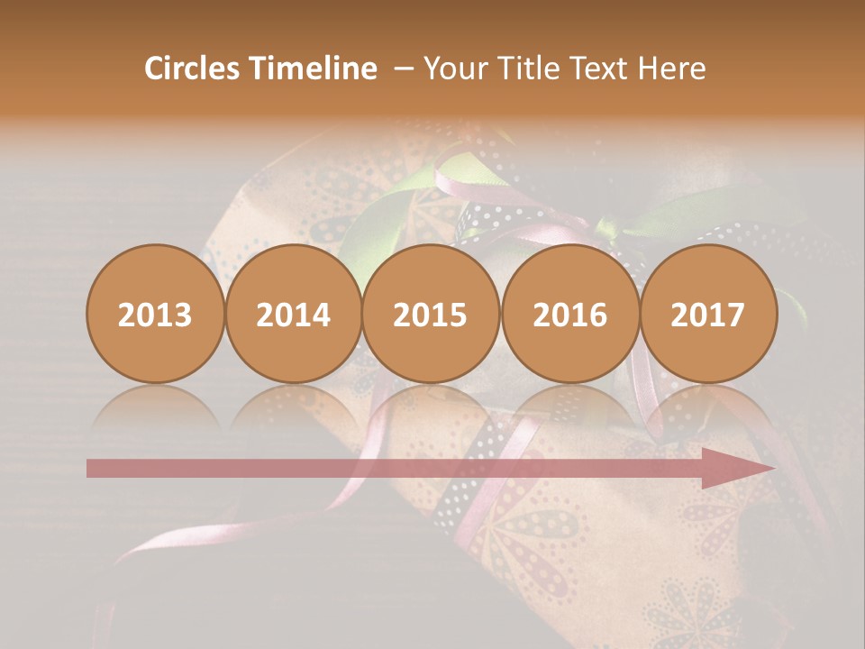 Anniversary Texsture Colorful PowerPoint Template