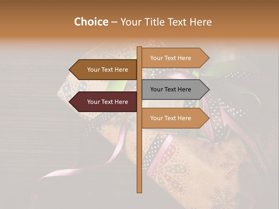 Anniversary Texsture Colorful PowerPoint Template