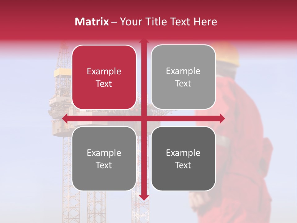 Structure Rig Plant PowerPoint Template