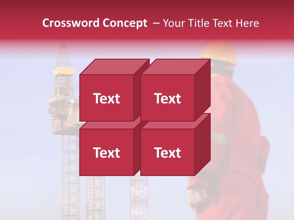 Structure Rig Plant PowerPoint Template