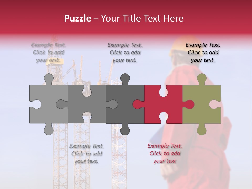 Structure Rig Plant PowerPoint Template