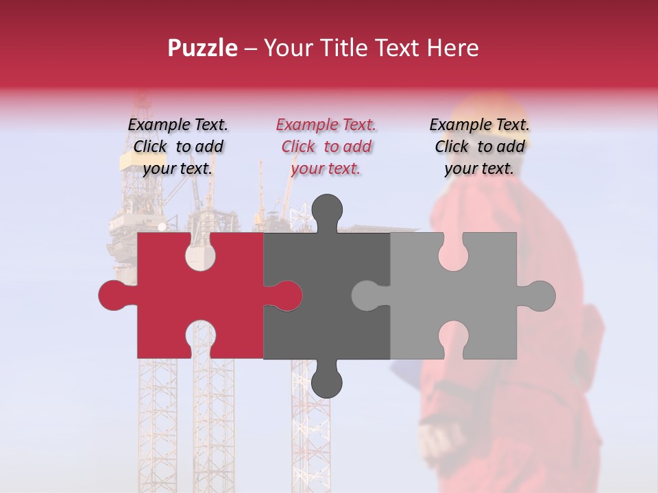 Structure Rig Plant PowerPoint Template