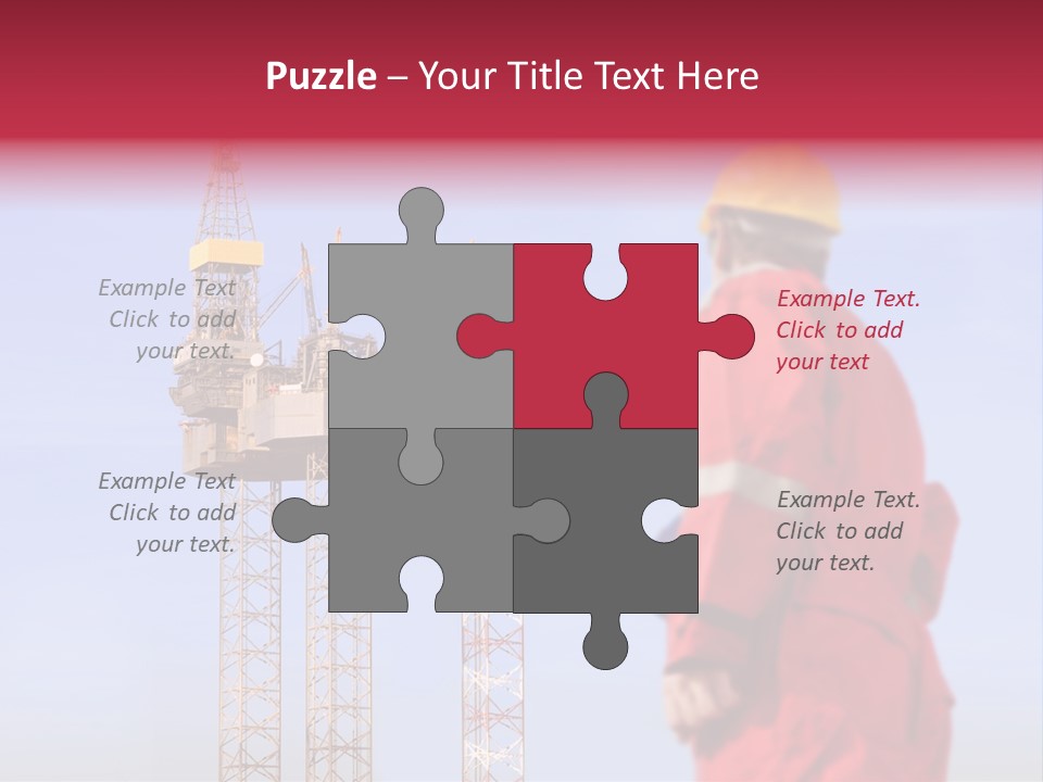 Structure Rig Plant PowerPoint Template