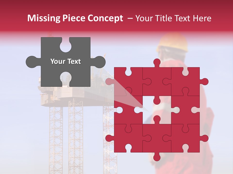 Structure Rig Plant PowerPoint Template