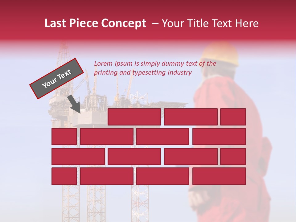 Structure Rig Plant PowerPoint Template