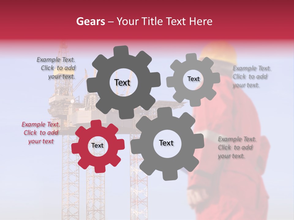 Structure Rig Plant PowerPoint Template