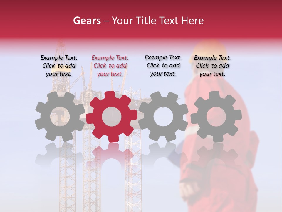 Structure Rig Plant PowerPoint Template