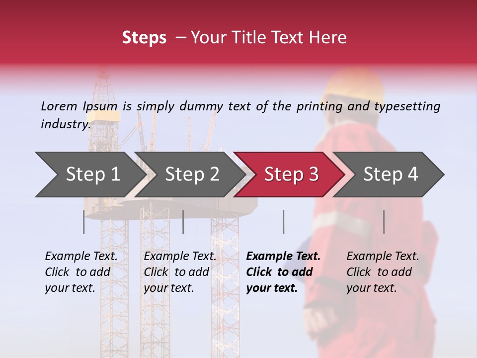 Structure Rig Plant PowerPoint Template