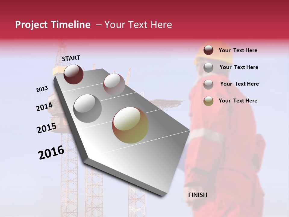 Structure Rig Plant PowerPoint Template