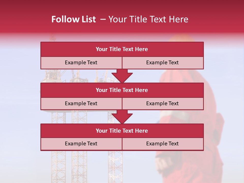 Structure Rig Plant PowerPoint Template