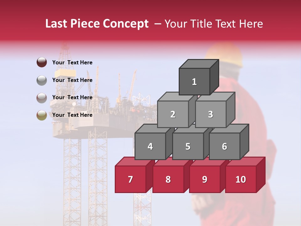 Structure Rig Plant PowerPoint Template