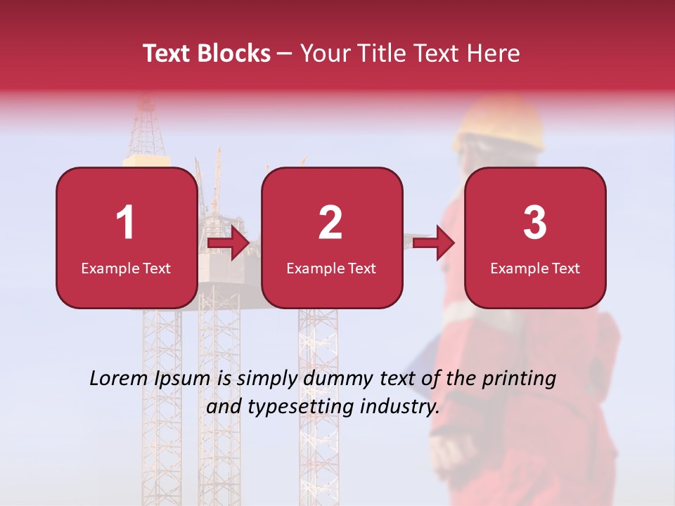 Structure Rig Plant PowerPoint Template