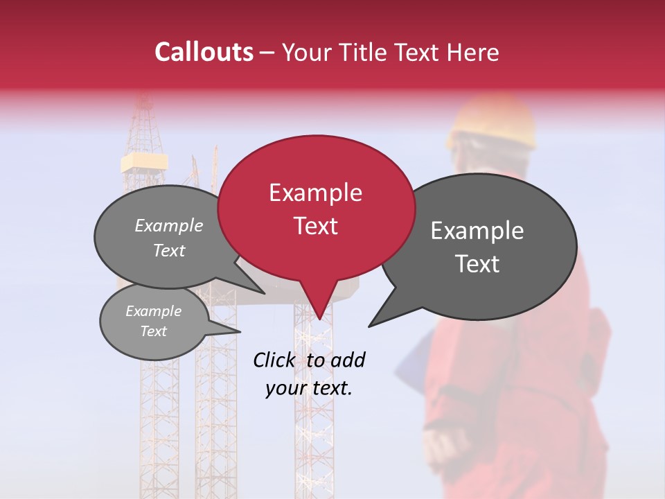 Structure Rig Plant PowerPoint Template
