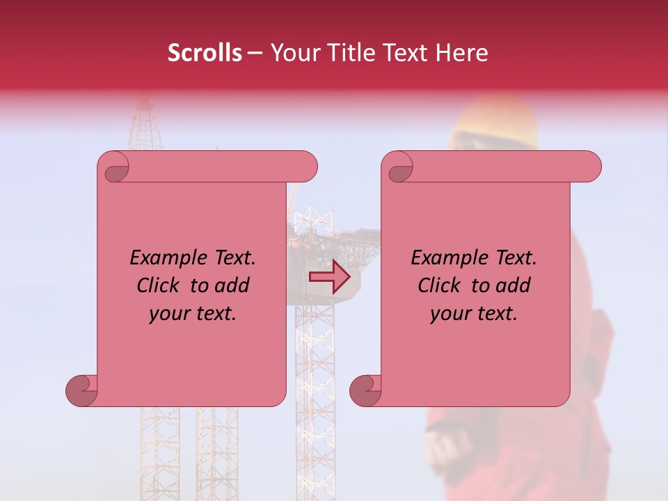 Structure Rig Plant PowerPoint Template