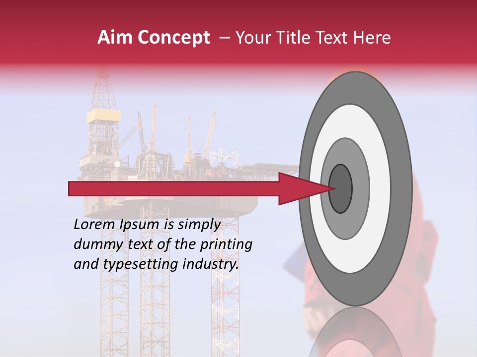 Structure Rig Plant PowerPoint Template