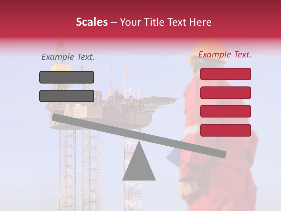 Structure Rig Plant PowerPoint Template