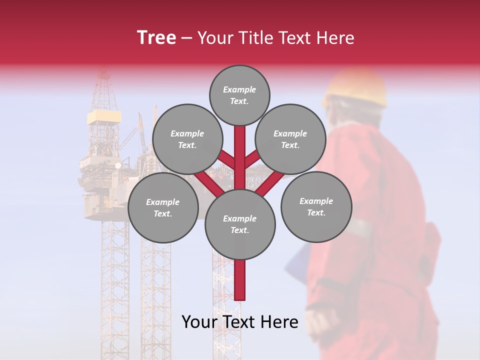 Structure Rig Plant PowerPoint Template