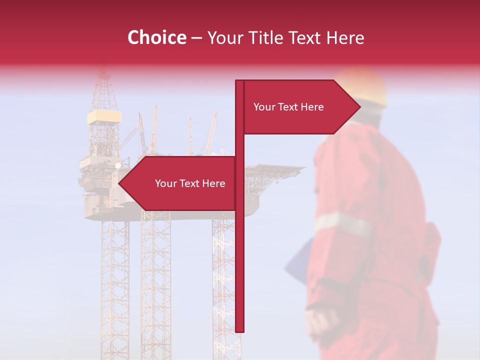 Structure Rig Plant PowerPoint Template