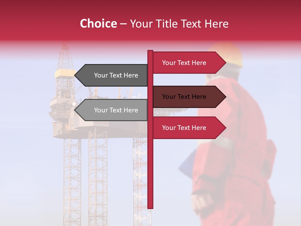 Structure Rig Plant PowerPoint Template