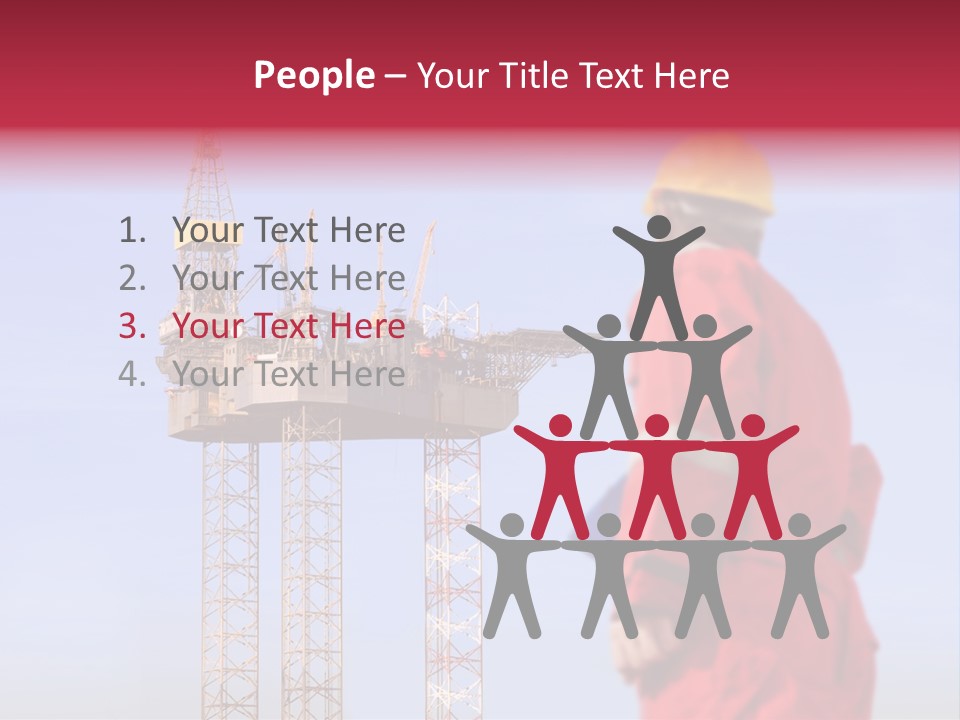 Structure Rig Plant PowerPoint Template