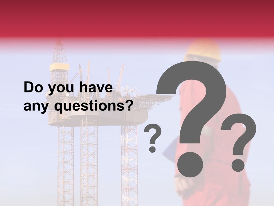 Structure Rig Plant PowerPoint Template