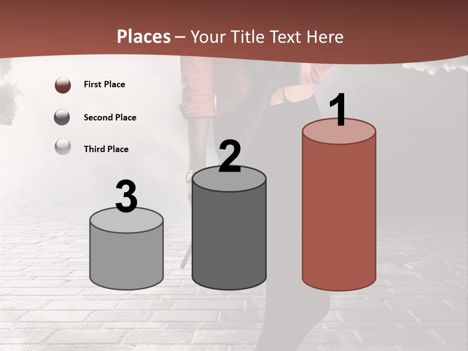 Adult Pose Person PowerPoint Template