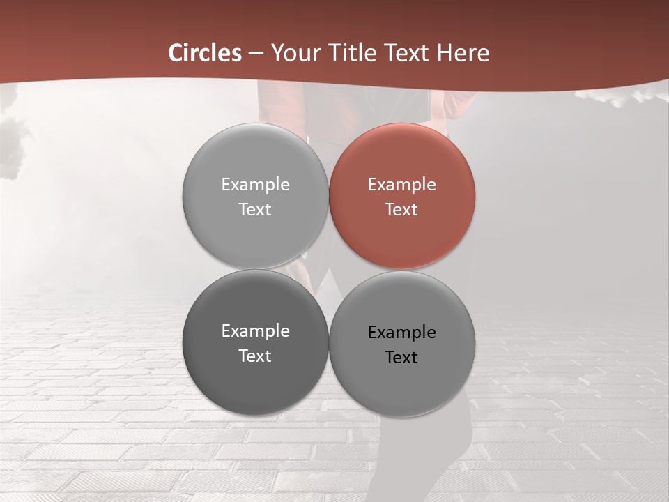 Adult Pose Person PowerPoint Template