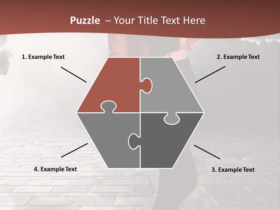 Adult Pose Person PowerPoint Template