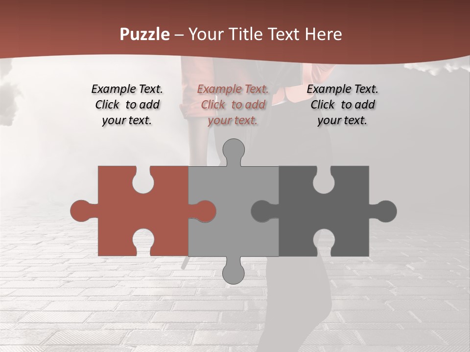 Adult Pose Person PowerPoint Template