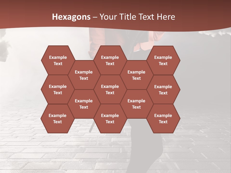 Adult Pose Person PowerPoint Template