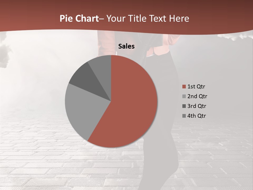 Adult Pose Person PowerPoint Template