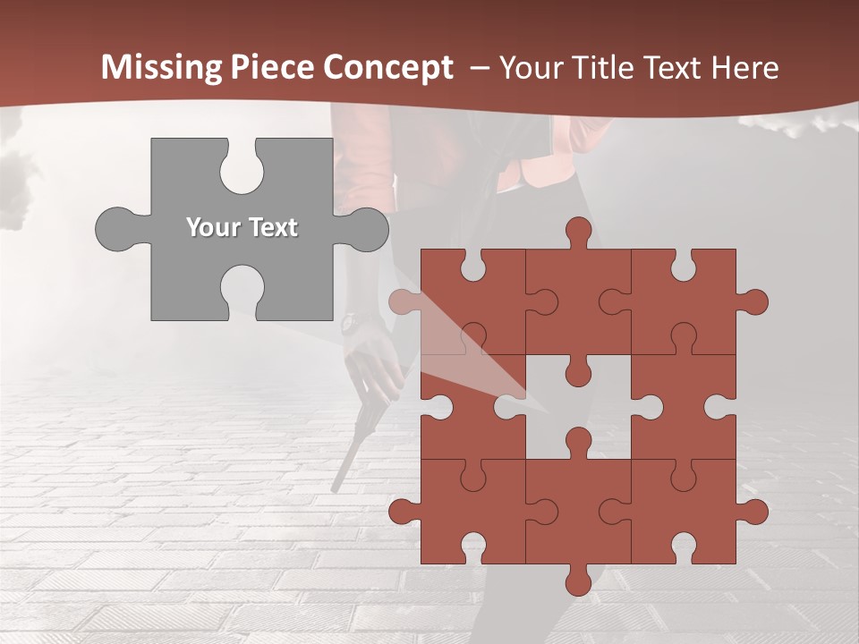 Adult Pose Person PowerPoint Template