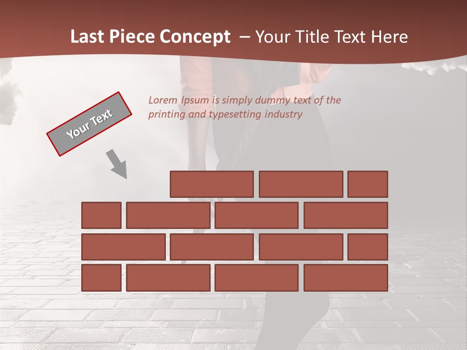 Adult Pose Person PowerPoint Template