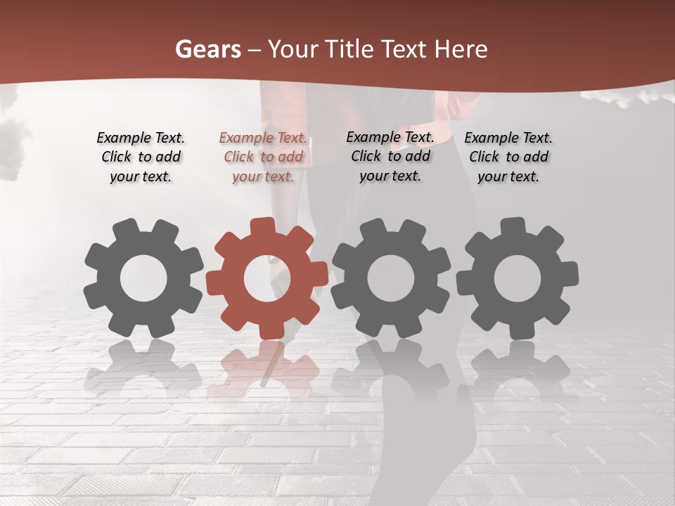 Adult Pose Person PowerPoint Template